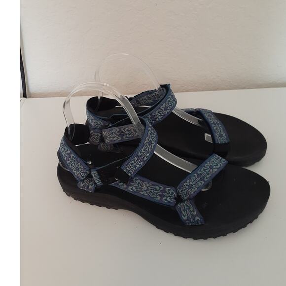 TEVA Ladies Multi-Colored Outdoor Hiking Sandals size 10 - SN6471 - Picture 1 of 6